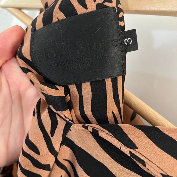 No. 6 Silk Dress - size 3 (L) - Picture 4 of 4